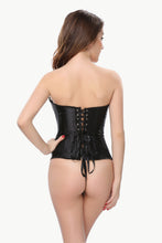 Load image into Gallery viewer, Full Size Satin Corset with Lace-Up Back