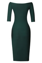 Load image into Gallery viewer, Half Sleeve V-Neck Bandage Dress