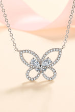 Load image into Gallery viewer, Moissanite Butterfly Pendant Necklace