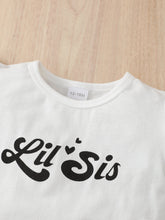 Load image into Gallery viewer, Girls Graphic Butterfly Sleeve Top and Polka Dot Shorts Set