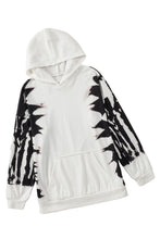 Load image into Gallery viewer, Brushstroke Print Hoodie with Kangaroo Pocket