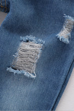 Load image into Gallery viewer, Girls Floral Babydoll Top and Jeans Set