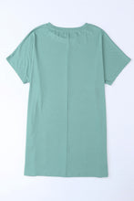 Load image into Gallery viewer, Round Neck Short Sleeve Tunic Tee