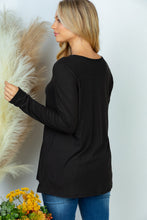Load image into Gallery viewer, White Birch Full Size Slit V-Neck Tunic Top