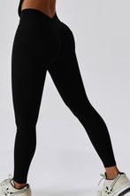 Load image into Gallery viewer, Wide Waistband Slim Fit Back Pocket Sports Leggings