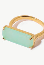 Load image into Gallery viewer, 18K Gold-Plated Natural Stone Ring