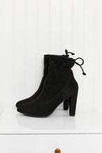 Load image into Gallery viewer, Legend Fall Mood Drawstring Heeled Ankle Booties
