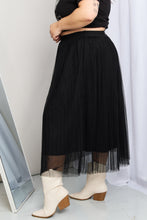Load image into Gallery viewer, Zenana Full Size Pleated Lined Tulle Skirt