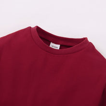 Load image into Gallery viewer, Girls Checkered Drop Shoulder Sweatshirt and Joggers Set