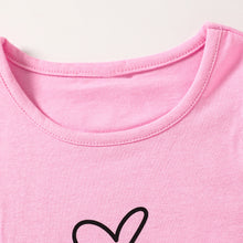 Load image into Gallery viewer, Girls Graphic Tank and Contrast Joggers Set