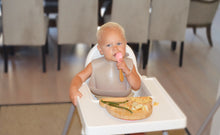 Load image into Gallery viewer, Bamboo Rainbow Baby Plate PINK