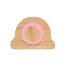 Load image into Gallery viewer, Bamboo Rainbow Baby Plate PINK