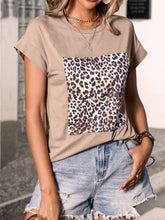 Load image into Gallery viewer, Animal Print Round Neck T-Shirt DIBS ANIMAL