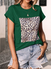Load image into Gallery viewer, Animal Print Round Neck T-Shirt DIBS ANIMAL
