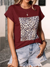 Load image into Gallery viewer, Animal Print Round Neck T-Shirt DIBS ANIMAL