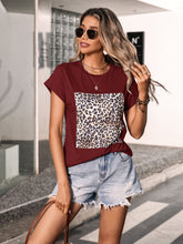 Load image into Gallery viewer, Animal Print Round Neck T-Shirt DIBS ANIMAL