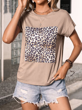 Load image into Gallery viewer, Animal Print Round Neck T-Shirt DIBS ANIMAL