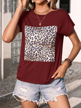 Load image into Gallery viewer, Animal Print Round Neck T-Shirt DIBS ANIMAL
