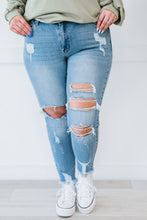 Load image into Gallery viewer, Kancan Here For Each Other Full Size Run Distressed Cropped Skinny Jeans