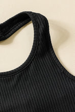 Load image into Gallery viewer, Girls Ribbed Tank and Leopard Culottes Set