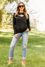 Load image into Gallery viewer, Acting Pro Mind Over Matter Full Size Cutout Long Sleeve Top