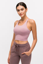 Load image into Gallery viewer, Criss Cross Back Sports Bra Top