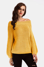 Load image into Gallery viewer, Double Take Off-Shoulder Long Sleeve Sweater
