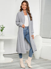 Load image into Gallery viewer, Open Front Long Sleeve Duster Cardigan