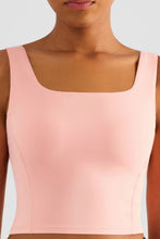 Load image into Gallery viewer, Square Neck Cropped Sports Tank
