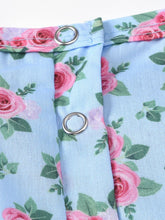 Load image into Gallery viewer, Baby Girl Printed Bow Detail Square Neck Romper