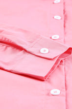 Load image into Gallery viewer, Double Take Buttoned Lapel Collar Dropped Shoulder Long Shirt