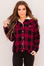 Load image into Gallery viewer, Plaid Fleece Lining Jacket