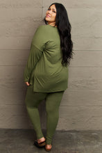 Load image into Gallery viewer, Zenana Lazy Days Full Size Long Sleeve and Leggings Set