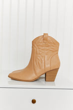 Load image into Gallery viewer, Qupid Texas Trip Embroidered Cowboy Booties in Toffee