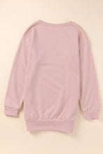 Load image into Gallery viewer, Side Snap Detail Round Neck Sweatshirt