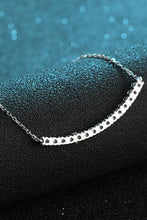 Load image into Gallery viewer, Sterling Silver Curved Bar Necklace DIBS 7008