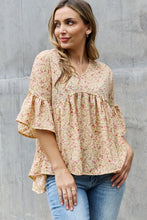 Load image into Gallery viewer, Celeste Bring Me Flowers Full Size Floral Tunic Top