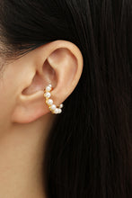 Load image into Gallery viewer, Pearl C-Shaped Ear Cuffs