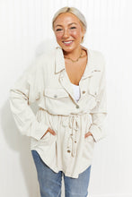 Load image into Gallery viewer, Cotton Bleu Coming to You Full Size Faux Suede Shacket