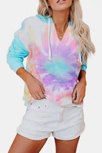 Load image into Gallery viewer, Tie-Dye Drawstring Hoodie