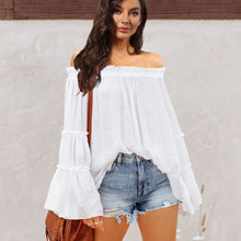 Load image into Gallery viewer, Frill Off The Shoulder Blouse