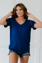 Load image into Gallery viewer, Sew In Love Tee Shirt Weather Full Size Run Pocketed Tee