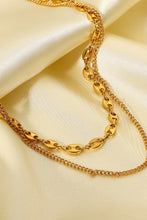 Load image into Gallery viewer, Dreaming of You Gold-Plated Double-Layered Necklace