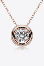 Load image into Gallery viewer, Adored 1 Carat Moissanite Pendant 925 Sterling Silver Necklace