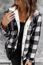Load image into Gallery viewer, Plaid Fleece Lining Jacket