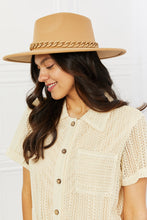 Load image into Gallery viewer, Fame Balance of Braid Fedora Hat