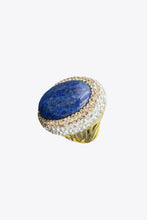 Load image into Gallery viewer, 24K Gold-Plated Rhinestone Ring