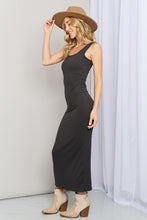 Load image into Gallery viewer, Zenana Scoop Neck Sleeveless Maxi Dress in Ash Grey