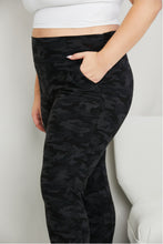Load image into Gallery viewer, LOVEIT Full Size Camouflage Wide Waistband Joggers with Pockets