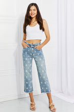 Load image into Gallery viewer, Judy Blue Full Size Parker Star Print Crop Straight Jeans